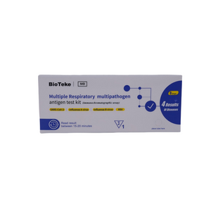 Bioteke 4 Dalam 1 COVID-19, Selesema A+B, Kit Ujian Pantas Antigen RSV
