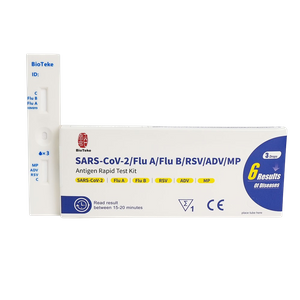 6 Dalam 1 COVID Flu A&B RSV ADV MP Antigen Rapid Test Kit