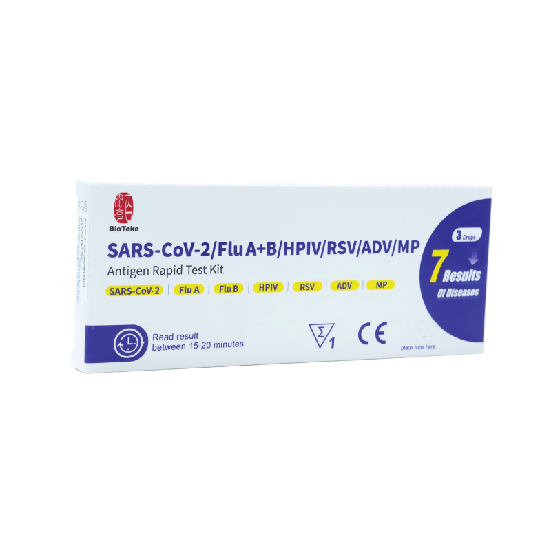 Kit Ujian Pantas Antigen 7 Dalam 1 SARS-CoV-2/Flu A+B/HPIV/RSV/ADV/MP