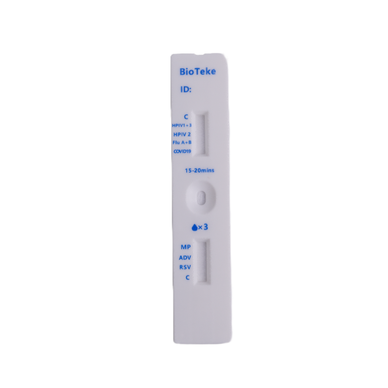 Kit Ujian Rapid Antigen 8 Dalam 1 SARS-CoV-2/Selesema A+B/HPIV2/HPIV1+3/RSV/ADV/MP