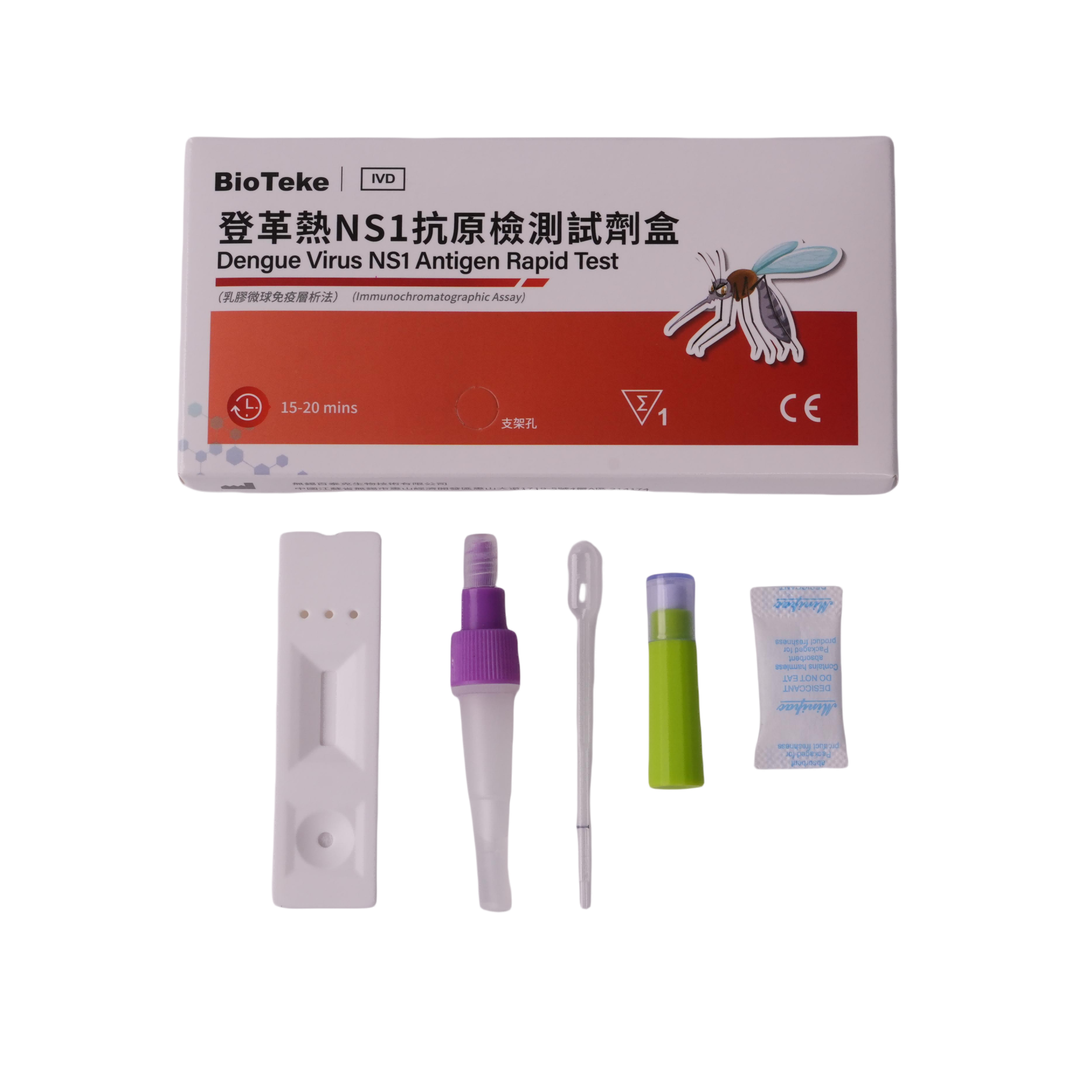 Ujian Pantas Antigen NS1 Virus Denggi (Ujian Imunochromatography)
